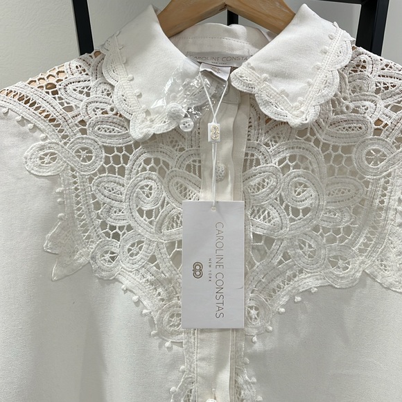NWT. Caroline Constas long sleeve shirt - Picture 2 of 16